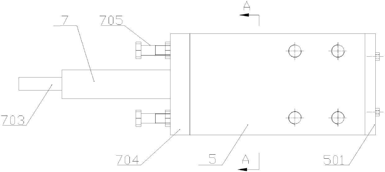 Automatic clamping feeding device for workpiece convex ring machining