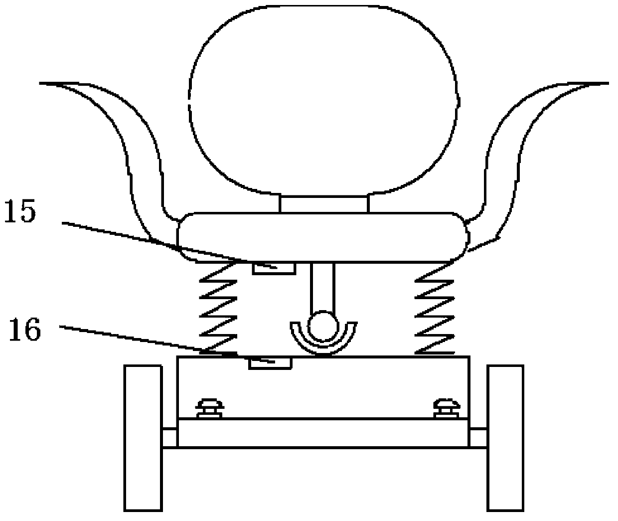 Multifunctional wheelchair controlled by postures of disabled person, and control method