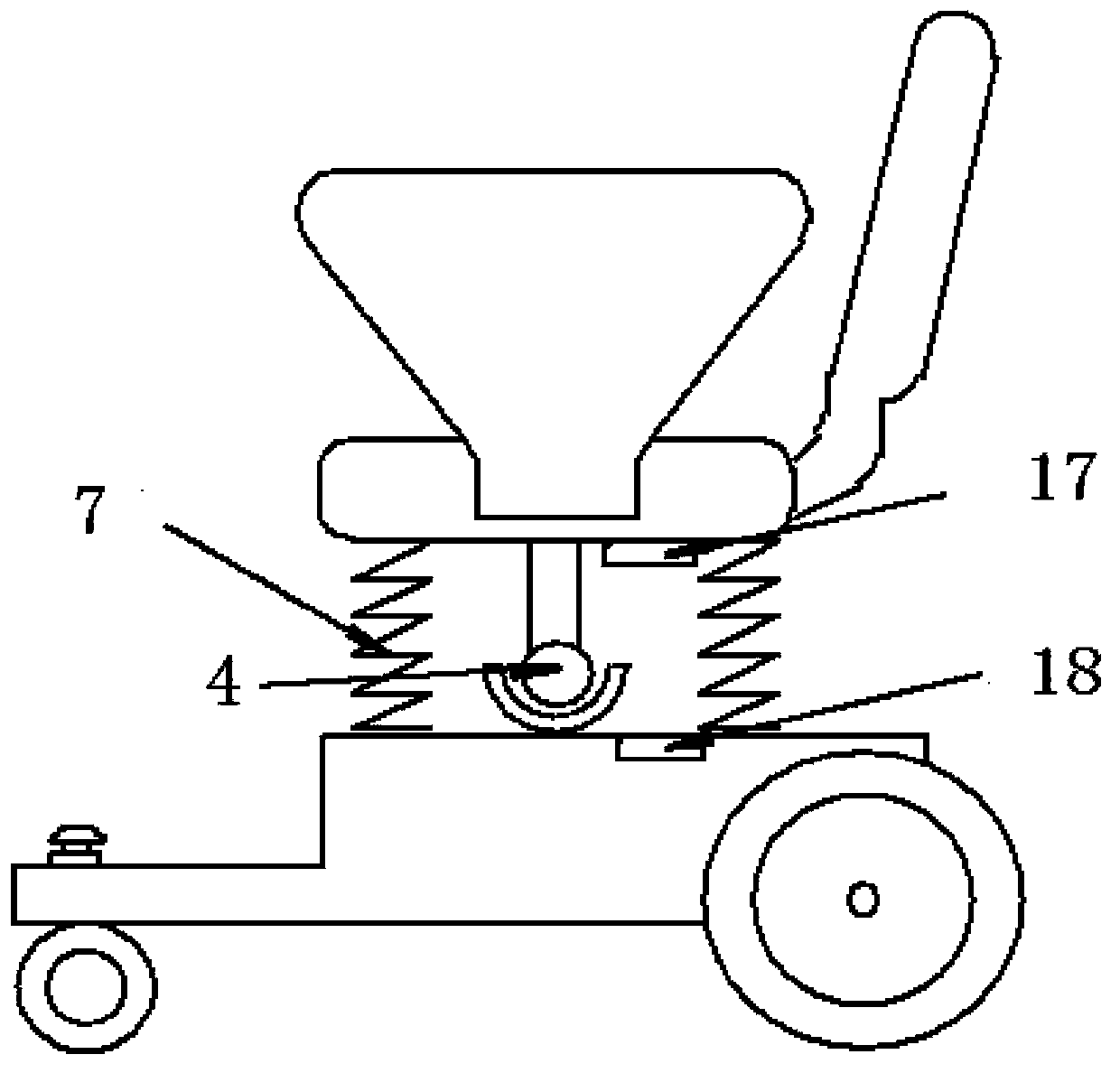 Multifunctional wheelchair controlled by postures of disabled person, and control method