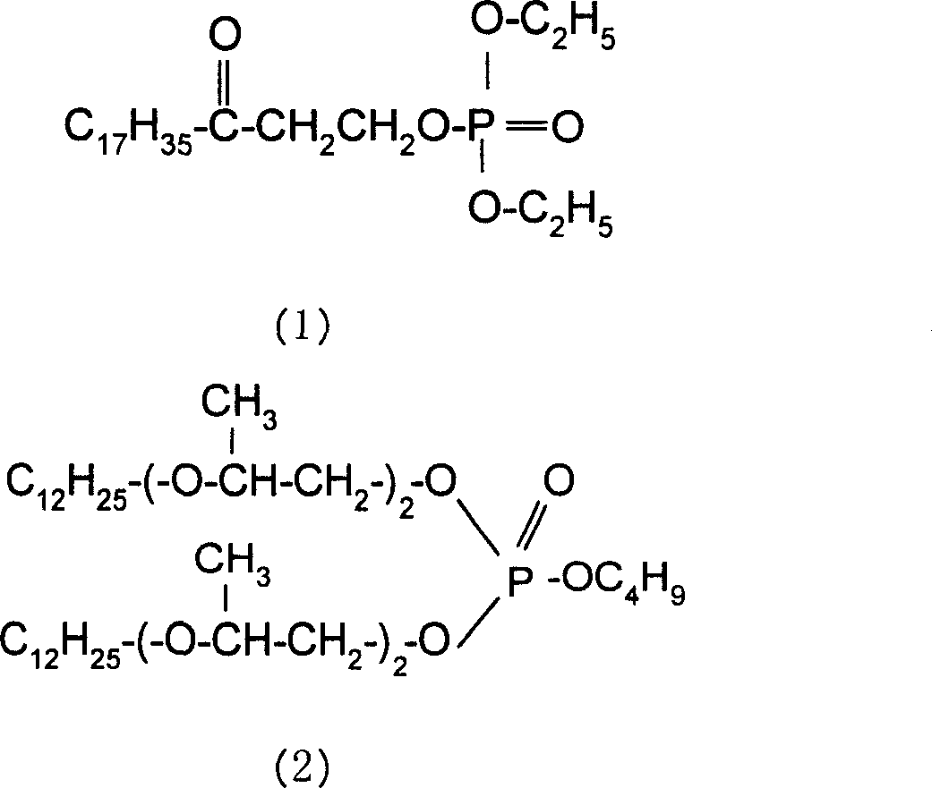 Thermal roll-oil composition of dispersing oily clay wear-resistant anti-skid agent