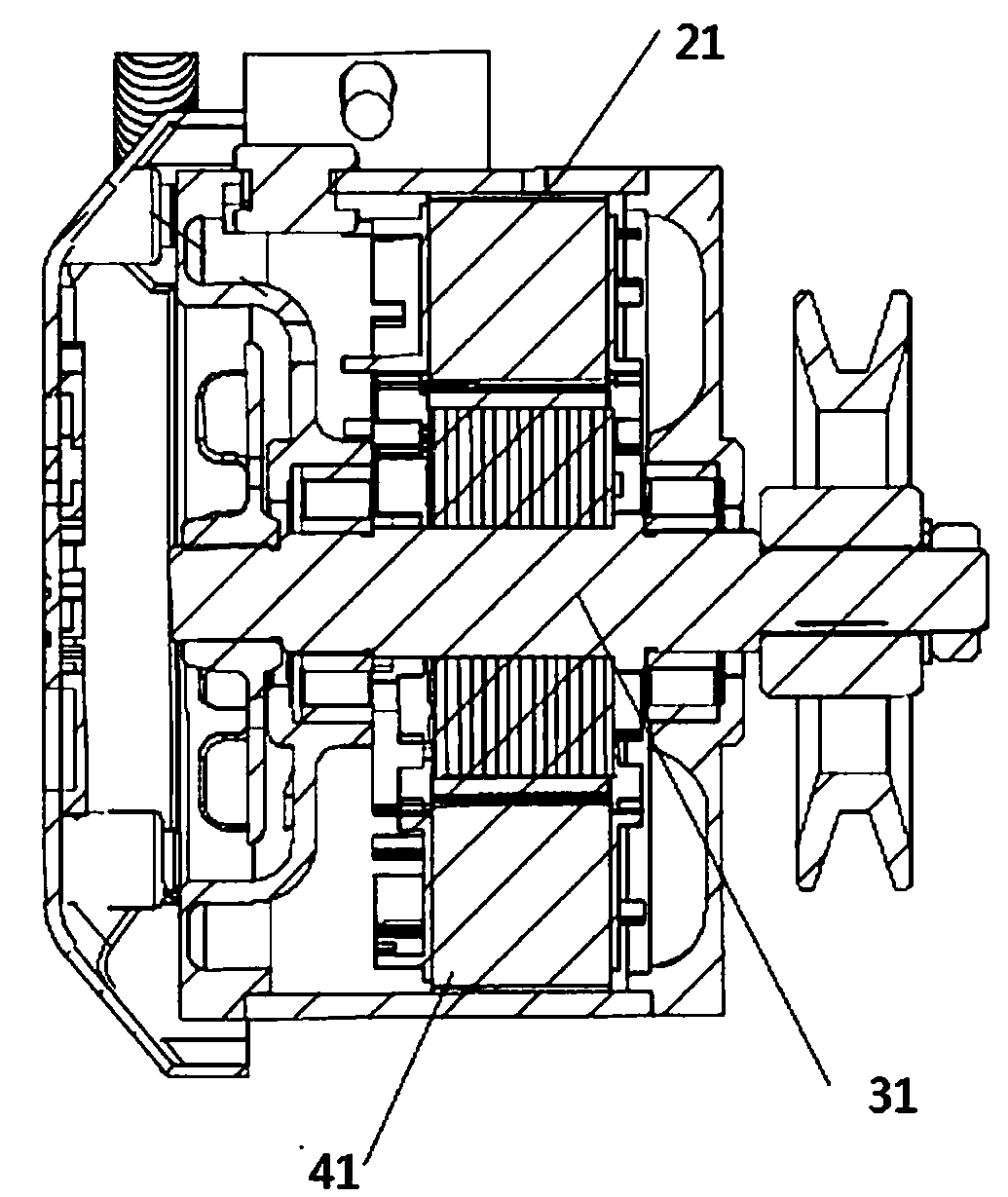 High-efficiency energy-saving stirring aerator for cable production sewage treatment