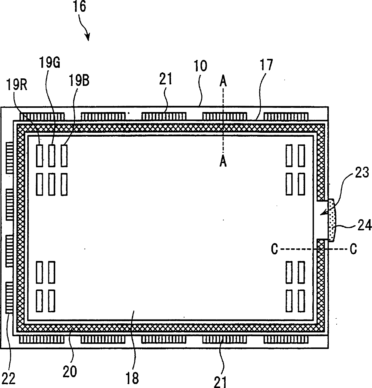 Liquid crystal display with transparent conductive film on coated formed sandwich insulation film