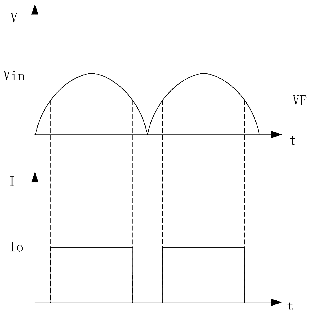 Control circuit for controlling power transistor, driving circuit, LED lamp system and control method