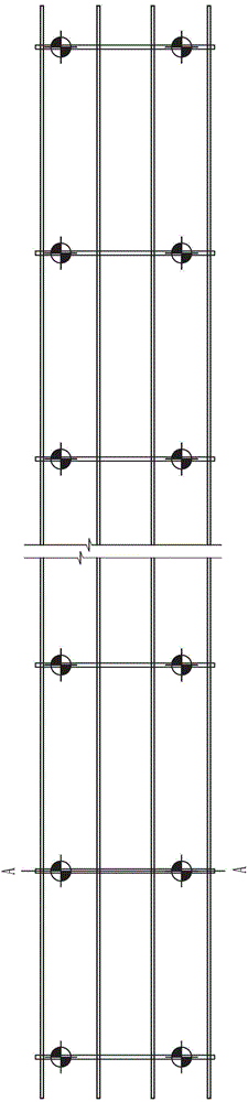 Photovoltaic support foundation structure applicable to tidal flat photovoltaic power station and construction method