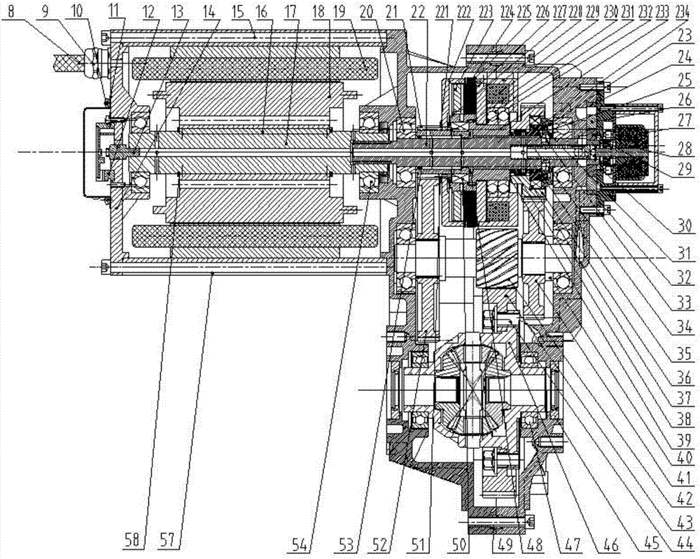 Electromobile power assembly and application thereof