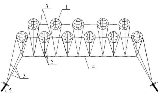 Building method for mound-free suspension bridge