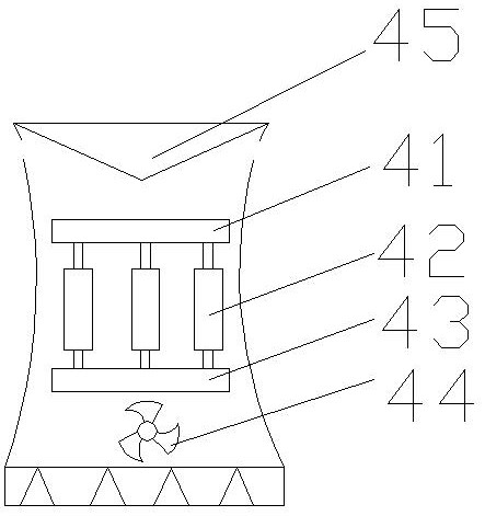 Wet-cold thermal power generating unit and wind energy combined utilization power generation device