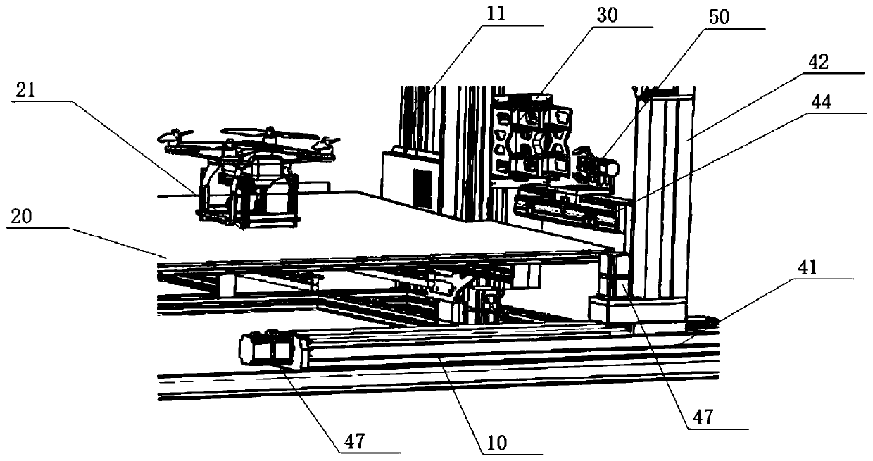 Unmanned aerial vehicle battery replacing equipment and unmanned aerial vehicle nest