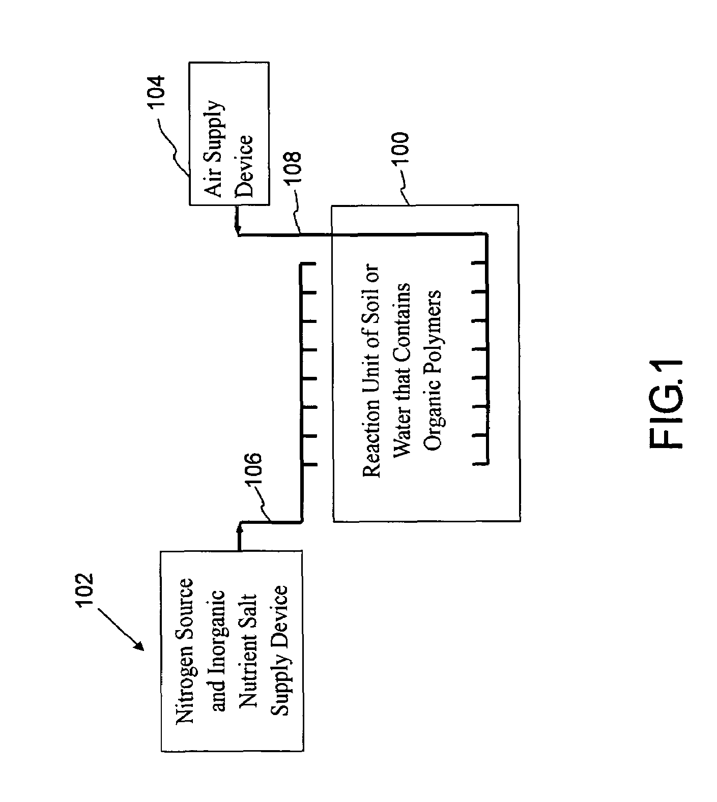 Biological method for removing organic polymers