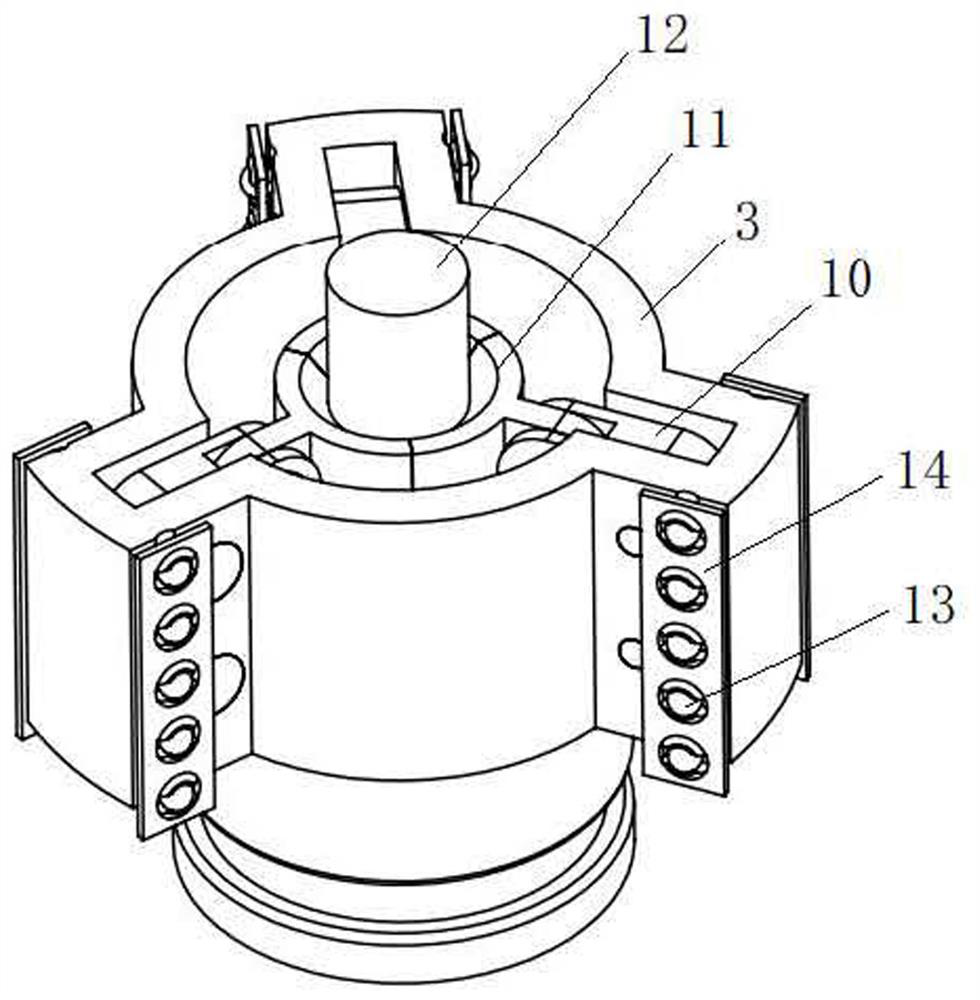 Compression and release device based on memory alloy