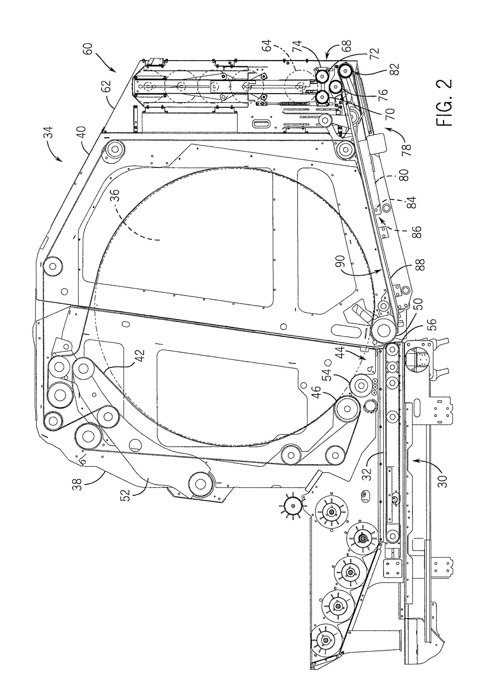 Module wrap guide arrangement