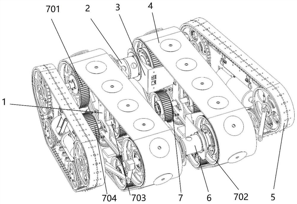 Climbing robot mechanism with combined action of tangential force and normal force