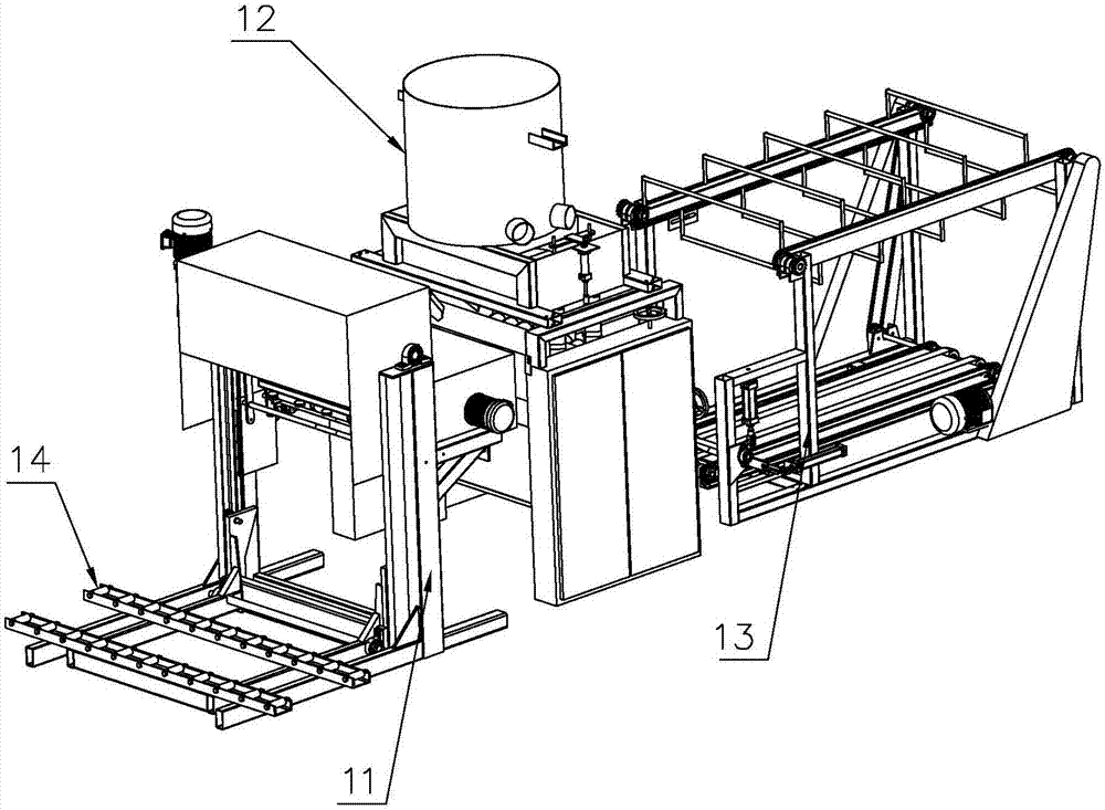 Full-automatic intelligent single-board gluing production line