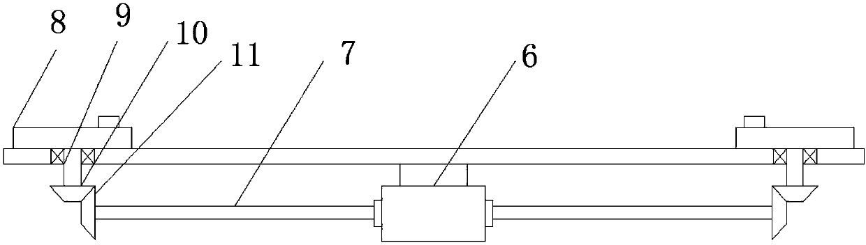 Ore surface layer impurity removing device for mining industry