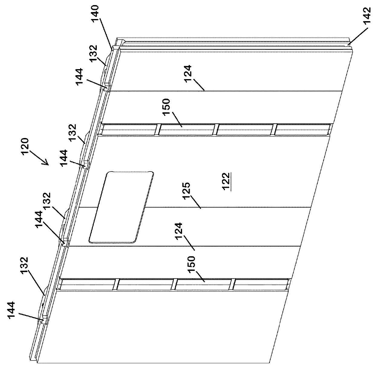 Shipping container insulation panel and installation method