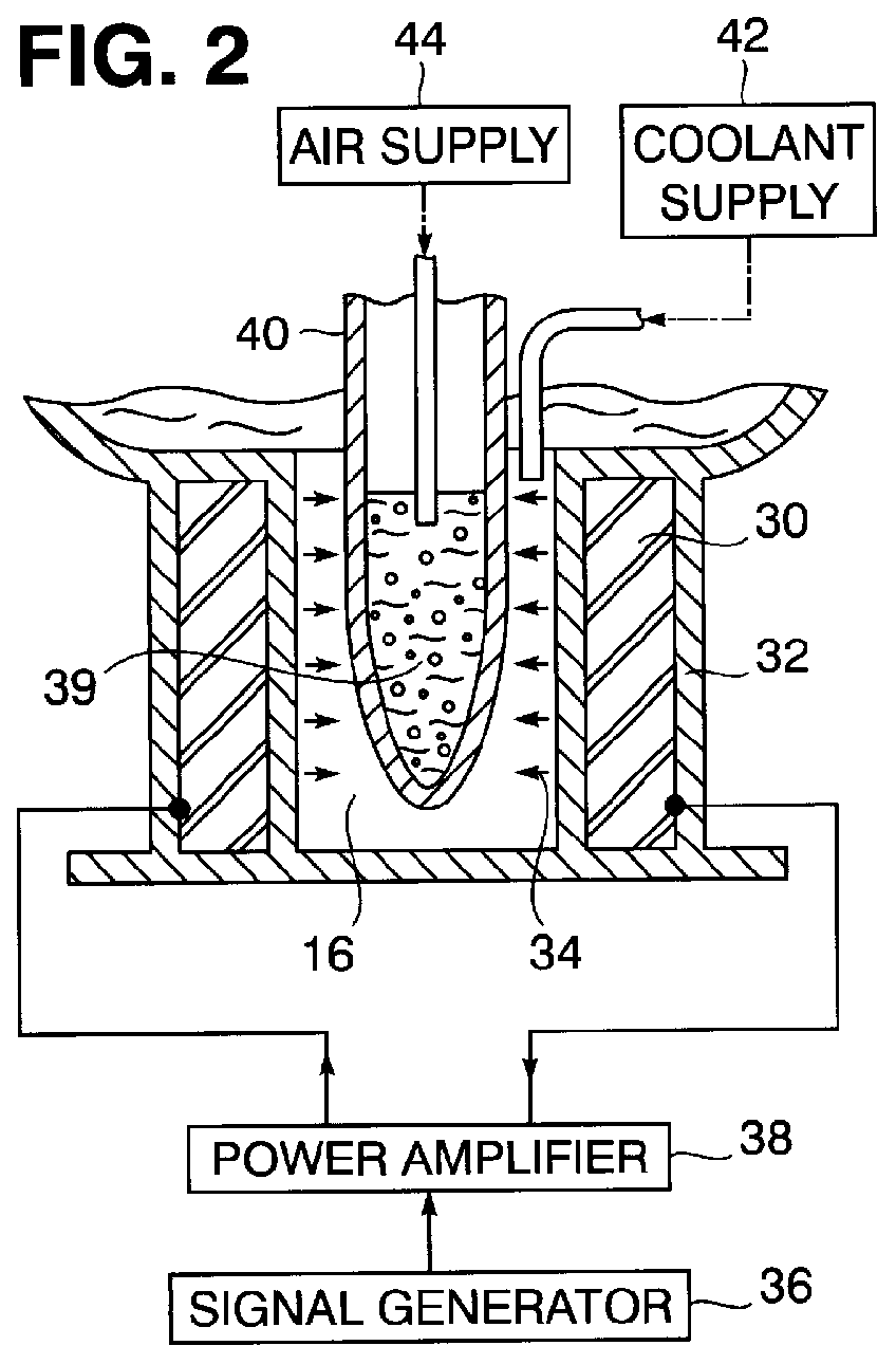 Acoustic fusion of aquatic animal tissue cells with biological agents