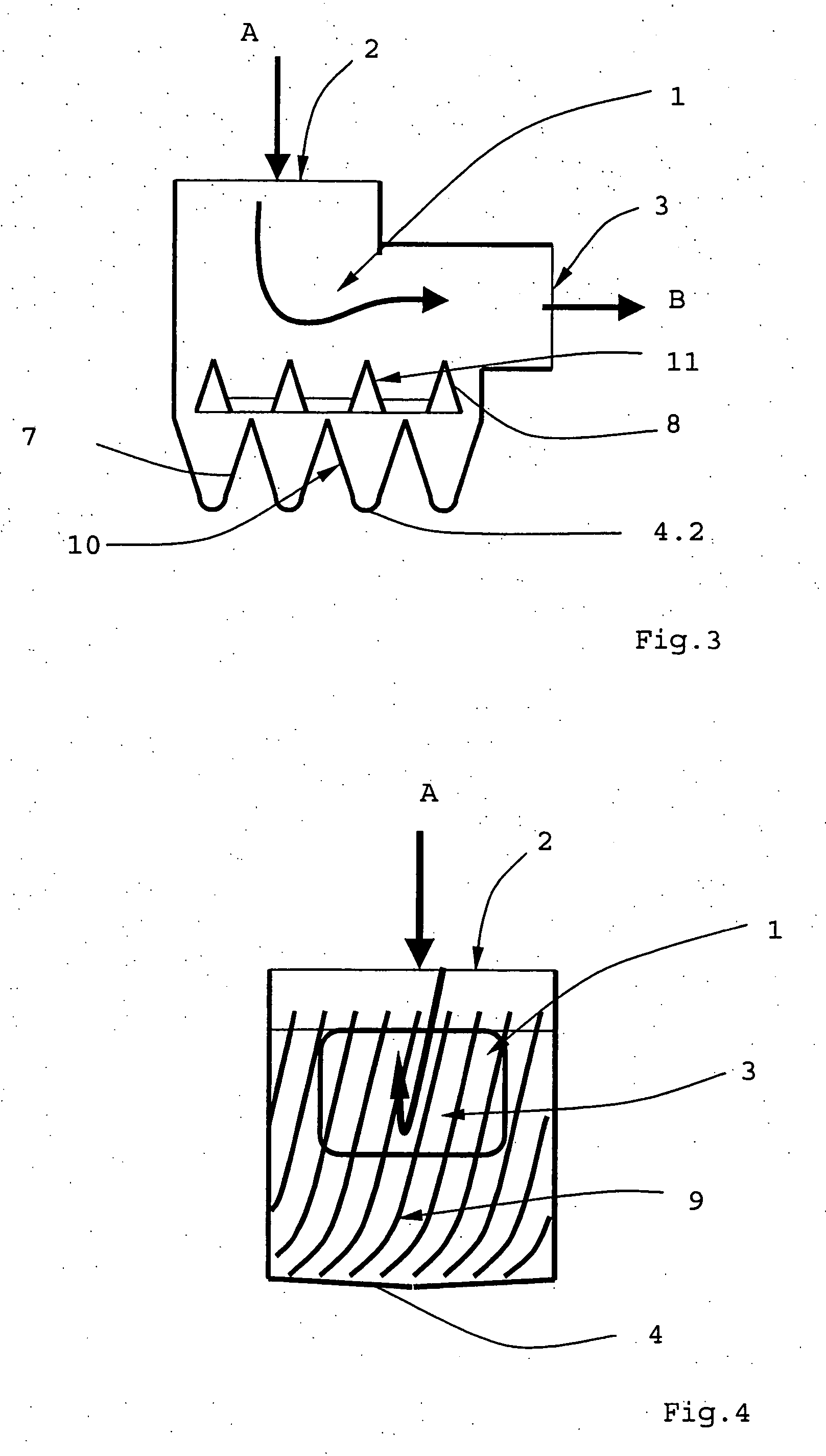 Deflection chamber for eliminating water in a fresh air supply system of a motor vehicle