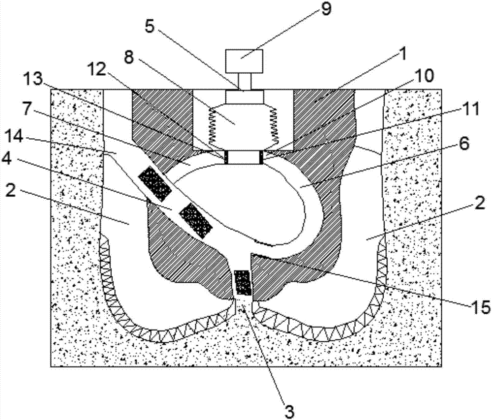 Circulation cooling type micro-coring drill bit