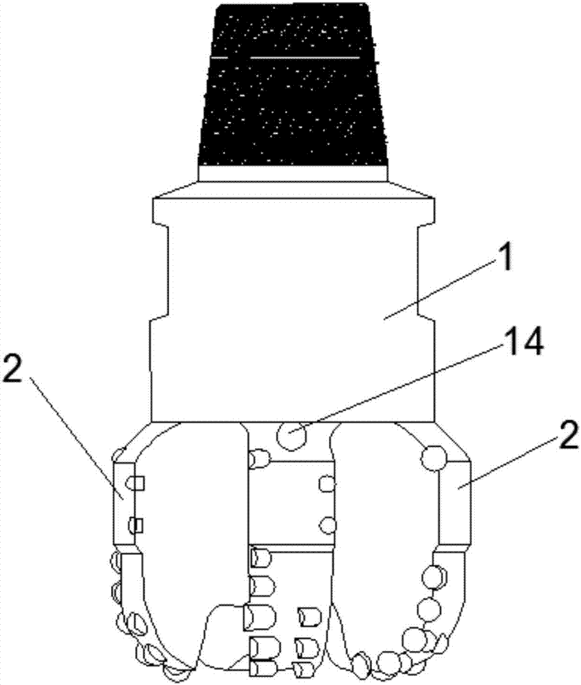 Circulation cooling type micro-coring drill bit