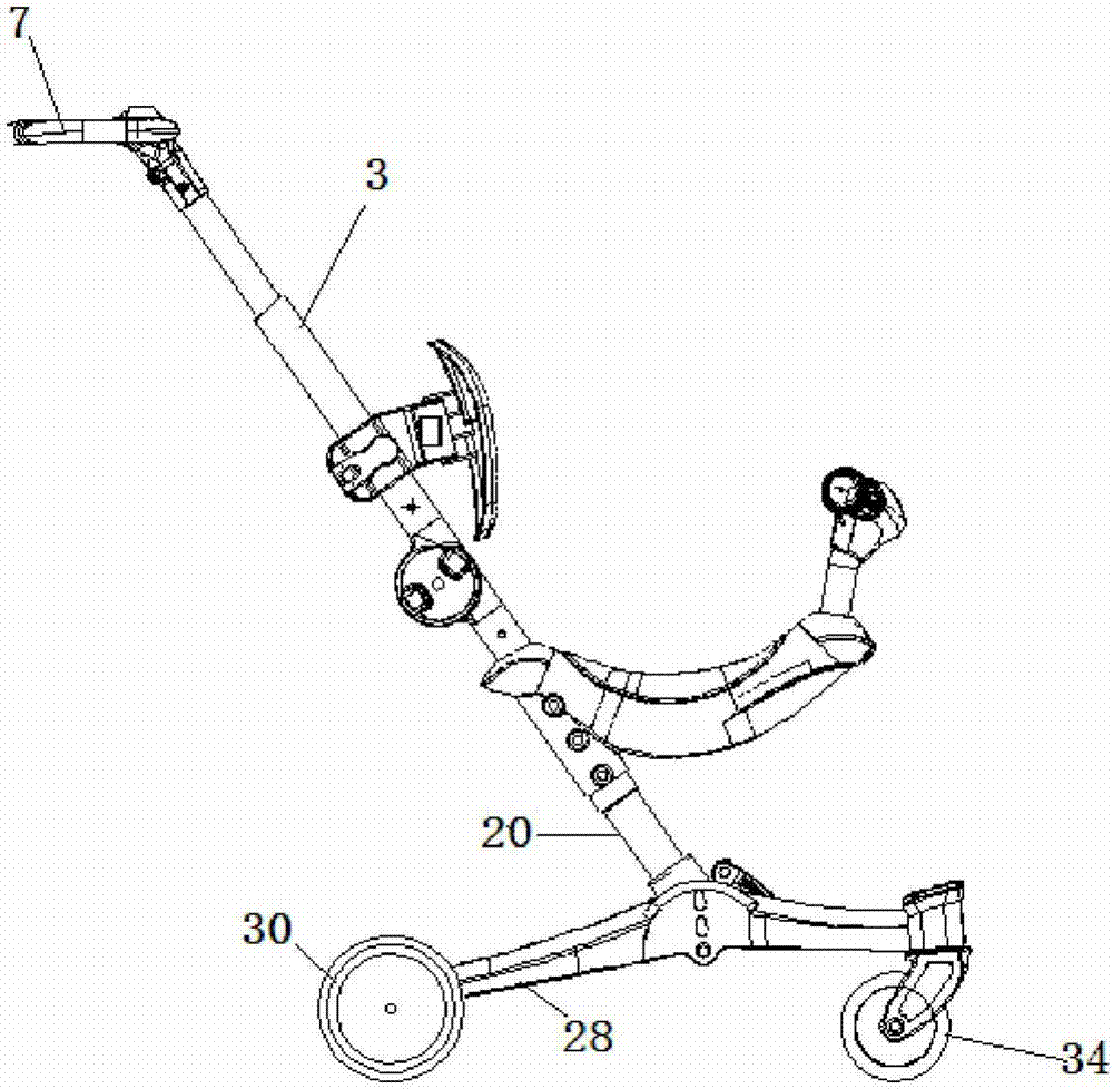 Multifunctional child stroller