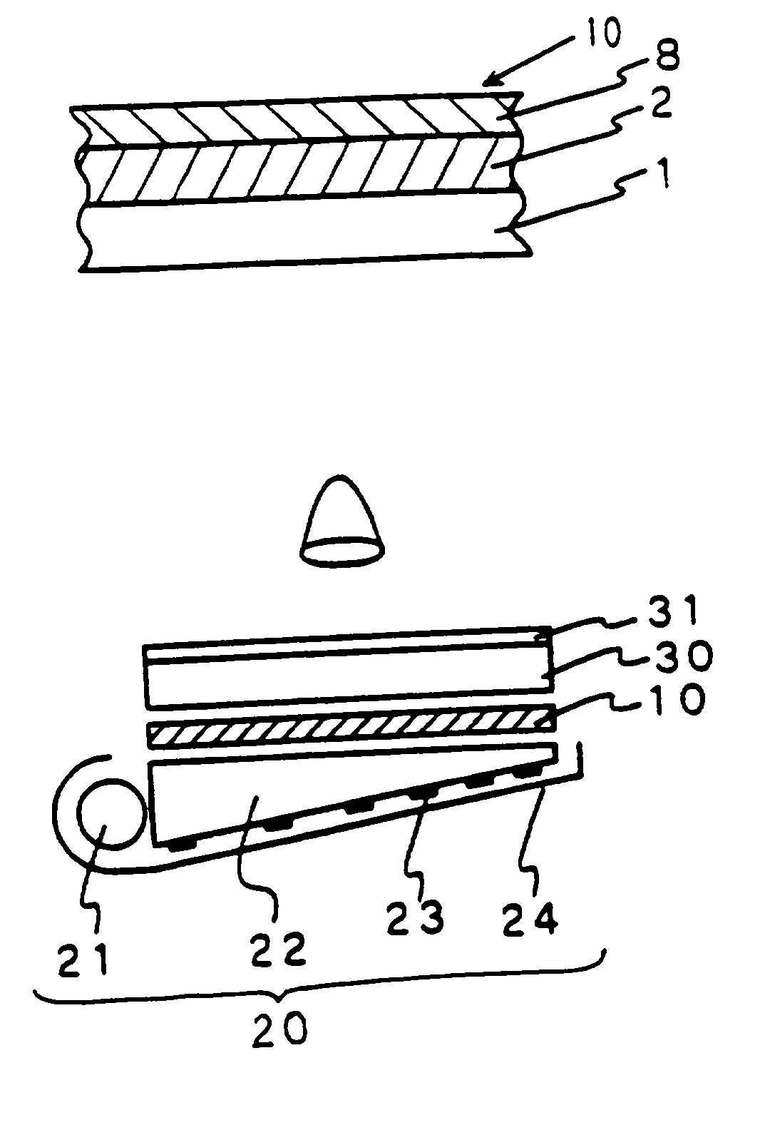 Polarization light splitting film, backlight system and liquid crystal display