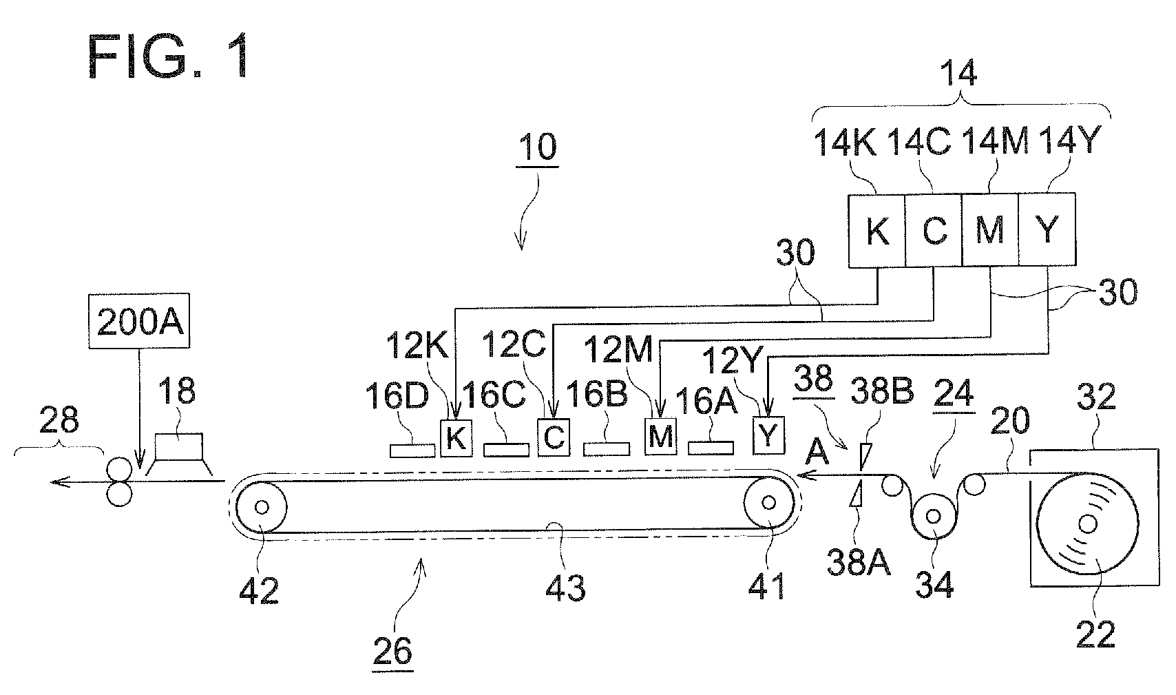 Ink jet recording device and ink jet recording method