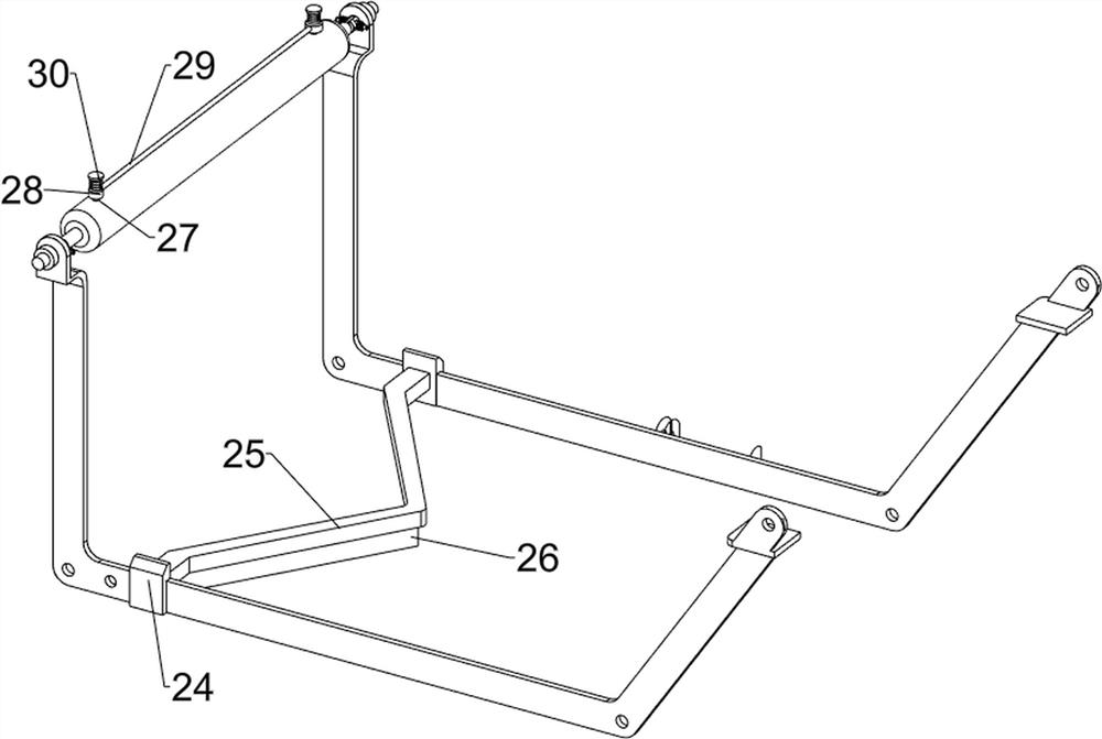 Environment-friendly cleaning machine for lining cloth processing