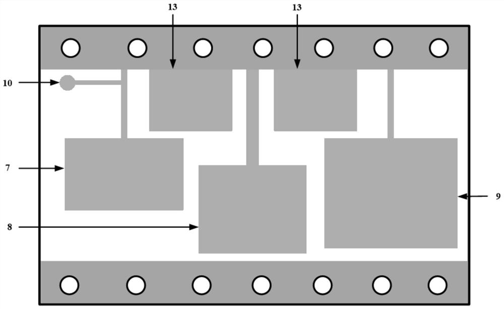 Suspended strip line ultra-wideband zero-point-adjustable band-pass filter