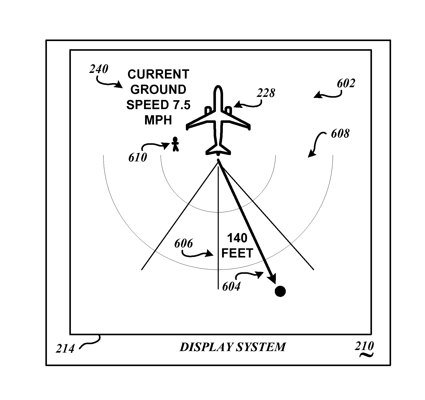 Collision-avoidance system for ground crew using sensors