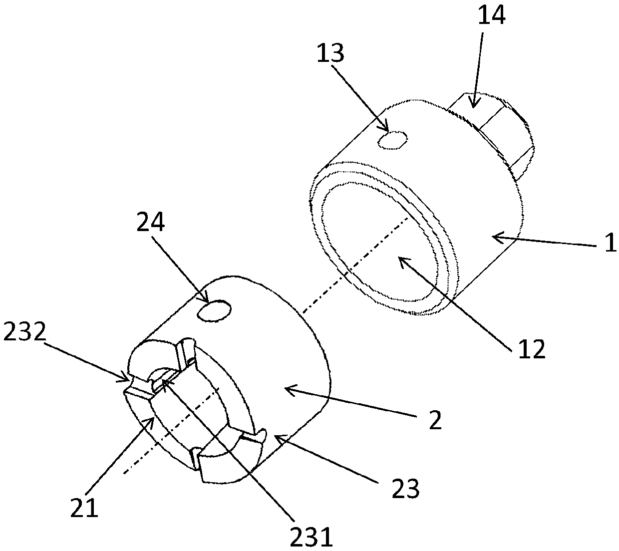 Grinder for electrode rod of welding torch