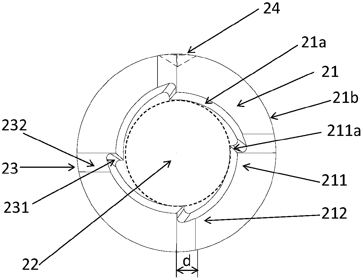 Grinder for electrode rod of welding torch