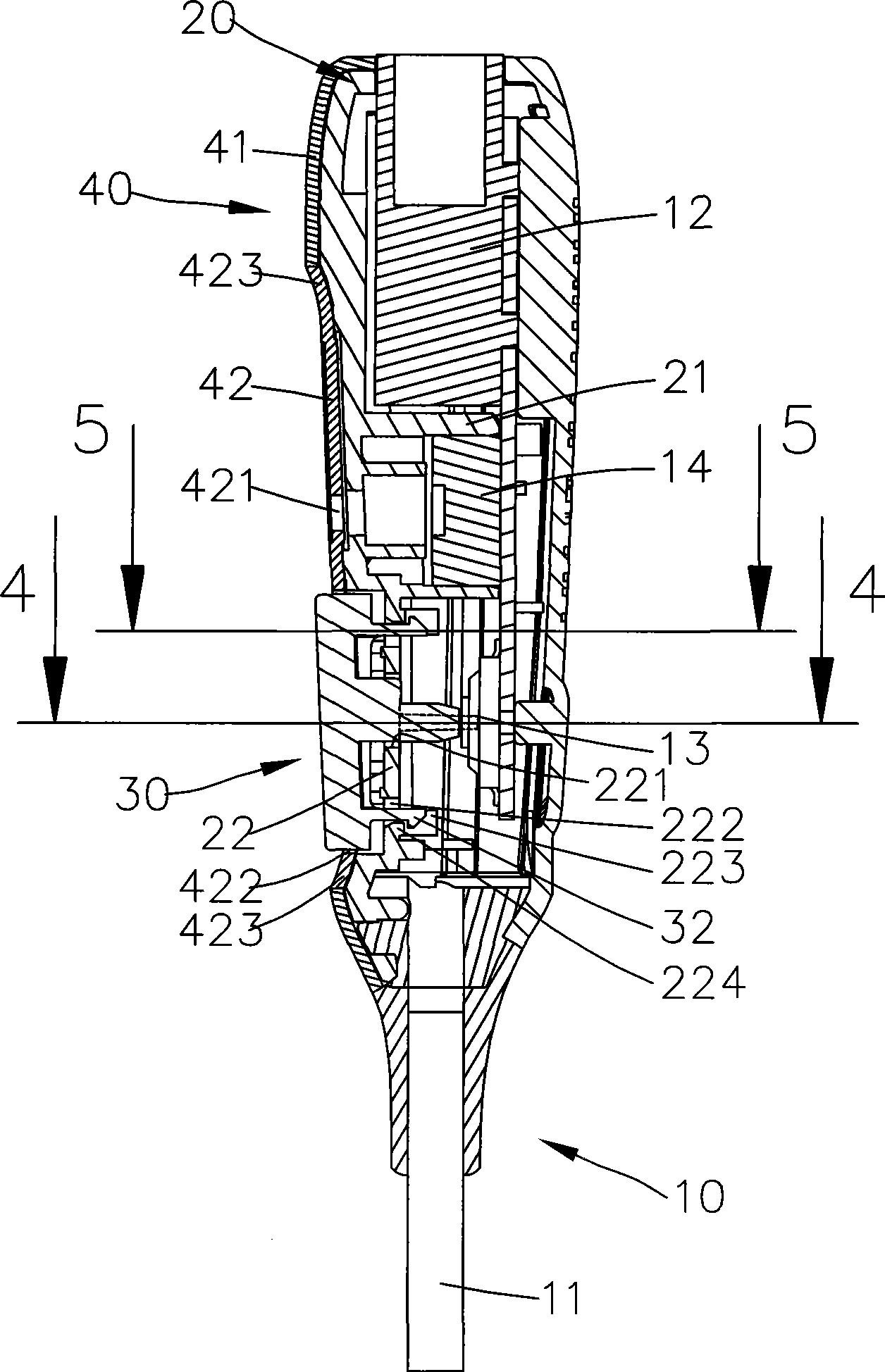 Fixed device for microphone