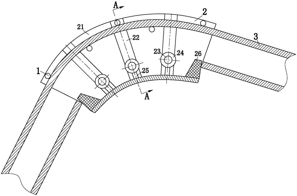 Electrical conduit connecting bend