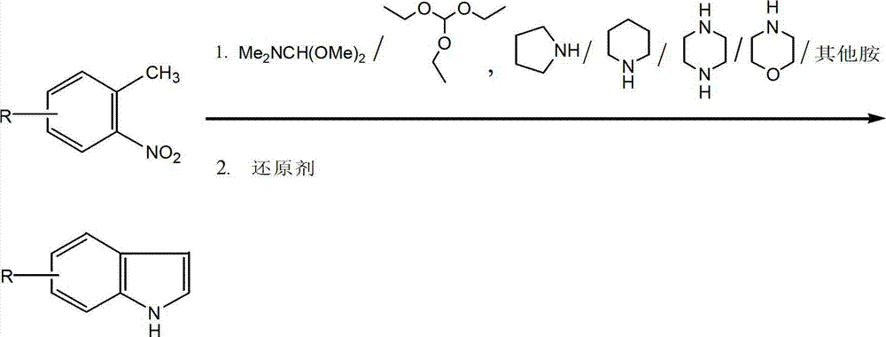 Method for synthesizing substituted indole compounds through one-pot method