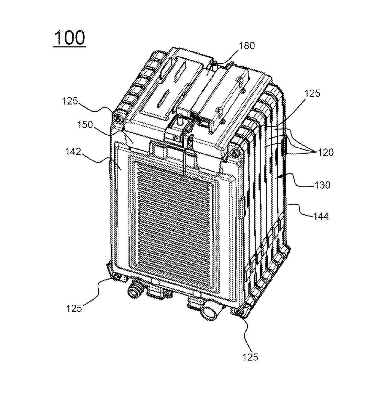 Battery module having molding part for insulating