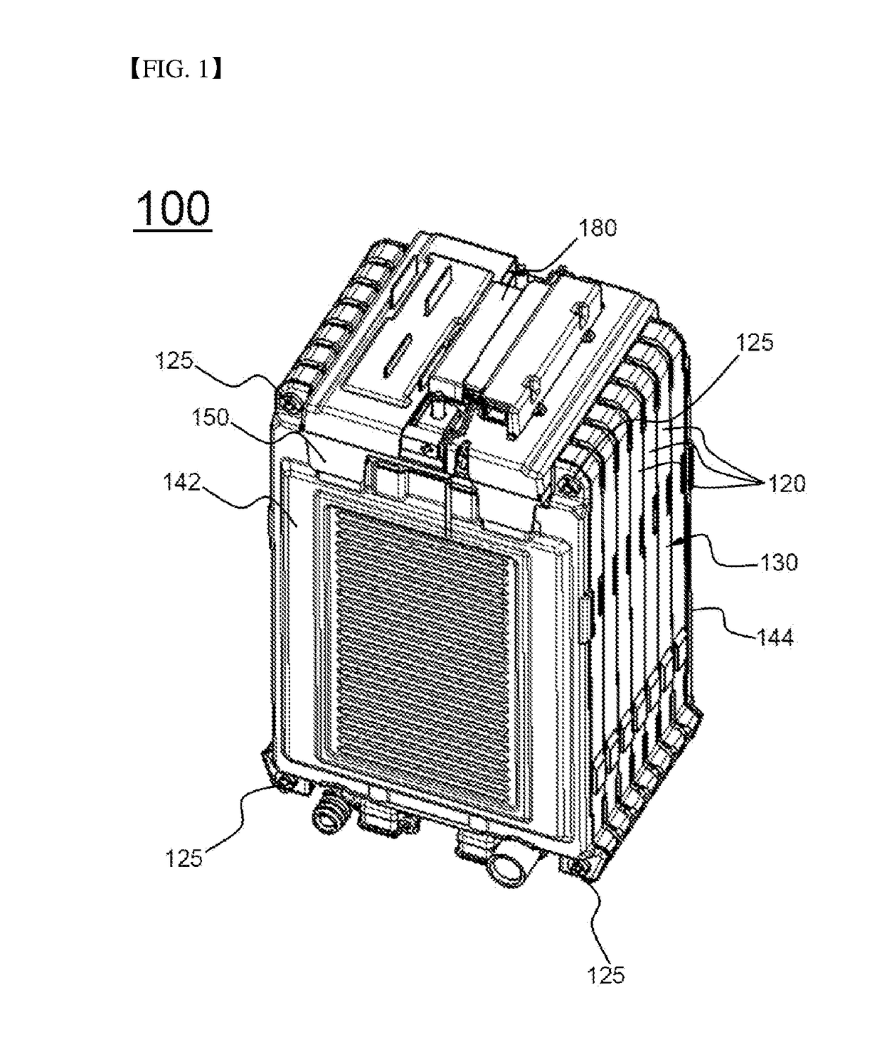 Battery module having molding part for insulating