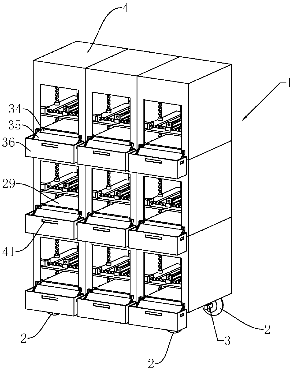 A continuous production multi-unit 3D printing manufacturing system