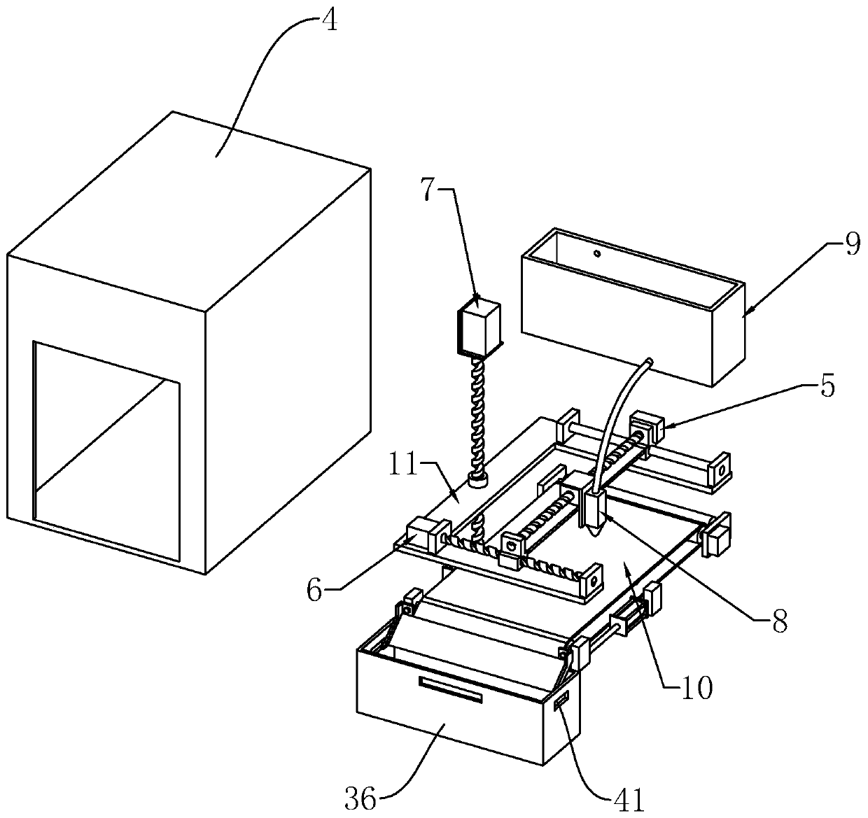 A continuous production multi-unit 3D printing manufacturing system