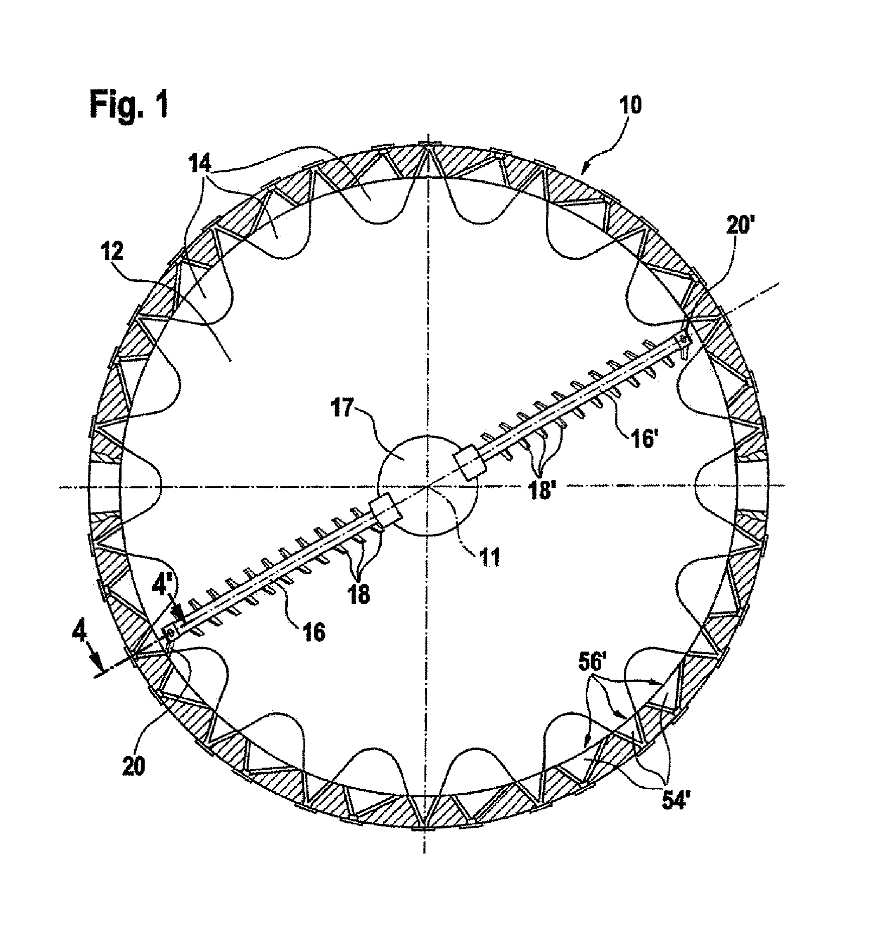 Multiple-hearth furnace