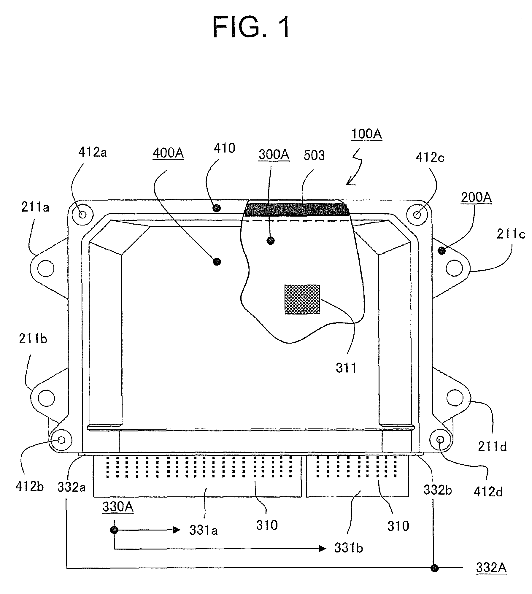 Waterproof control unit and method of assembling the same