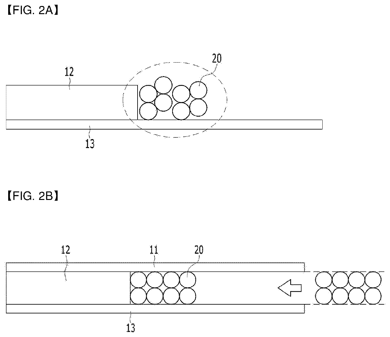 Magnetic element and flat panel display device comprising same