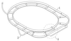 Special pedestal pan for hip bath after anorectal surgery