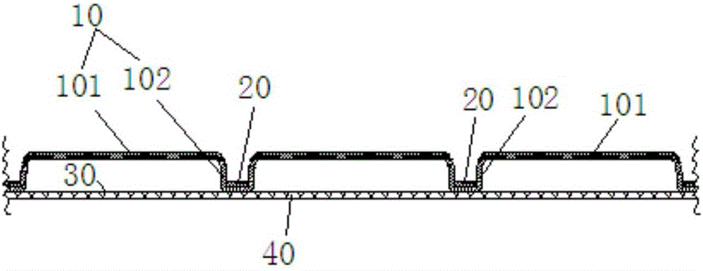 Ultrathin backlit laser waterproof keyboard and production method thereof