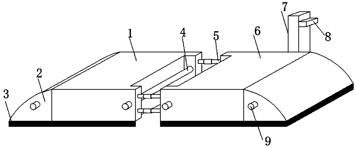 A detection device for automobile tires