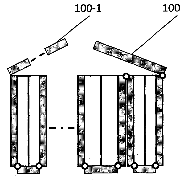 Foldable combined platform for toy