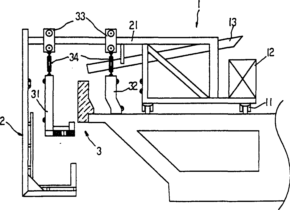 Semiautomatic propelling construction mechanism for bridge parapet