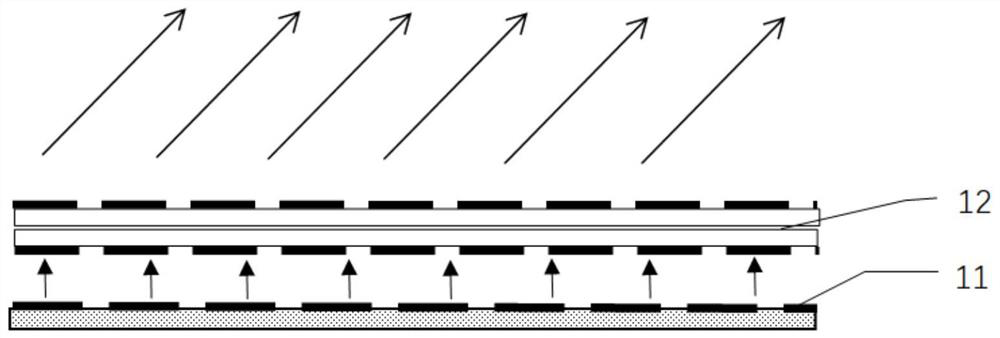 Planar lens antenna with self-sustaining capability