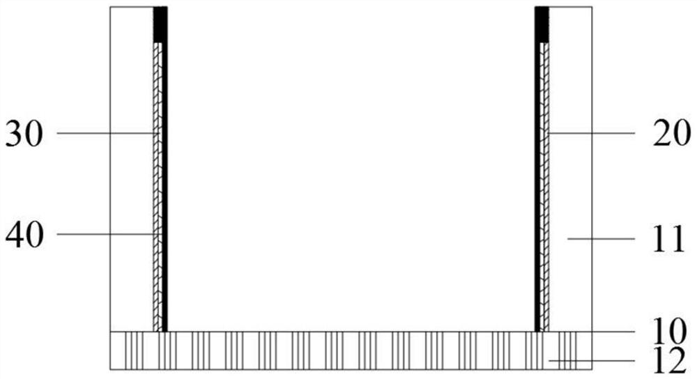 Side wall modified coating crucible for ingot single polycrystalline and preparation method thereof