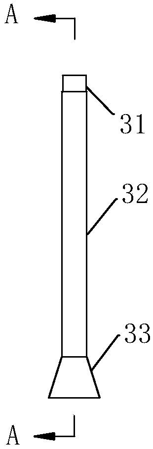 Detecting system and detecting method for real-time detecting of elevation of super-long hole bored grouting pile