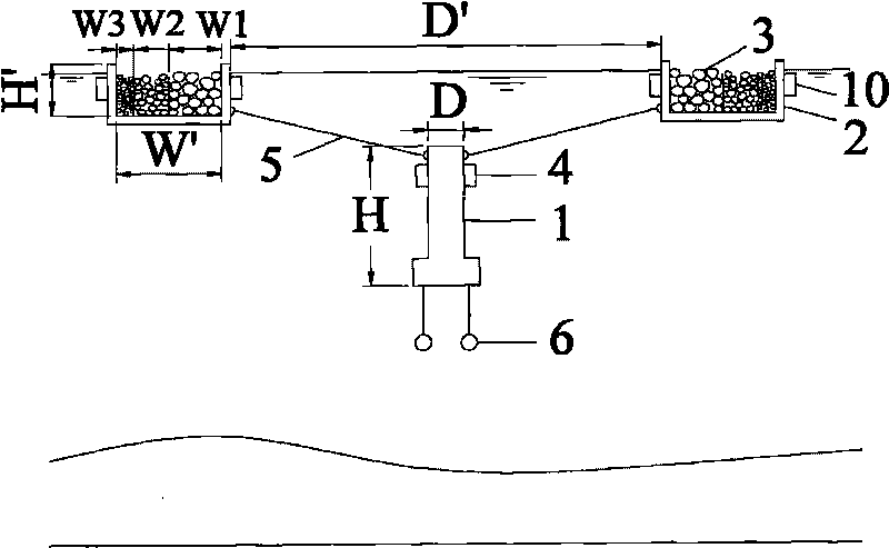 Micro pollution source water in-situ purification system